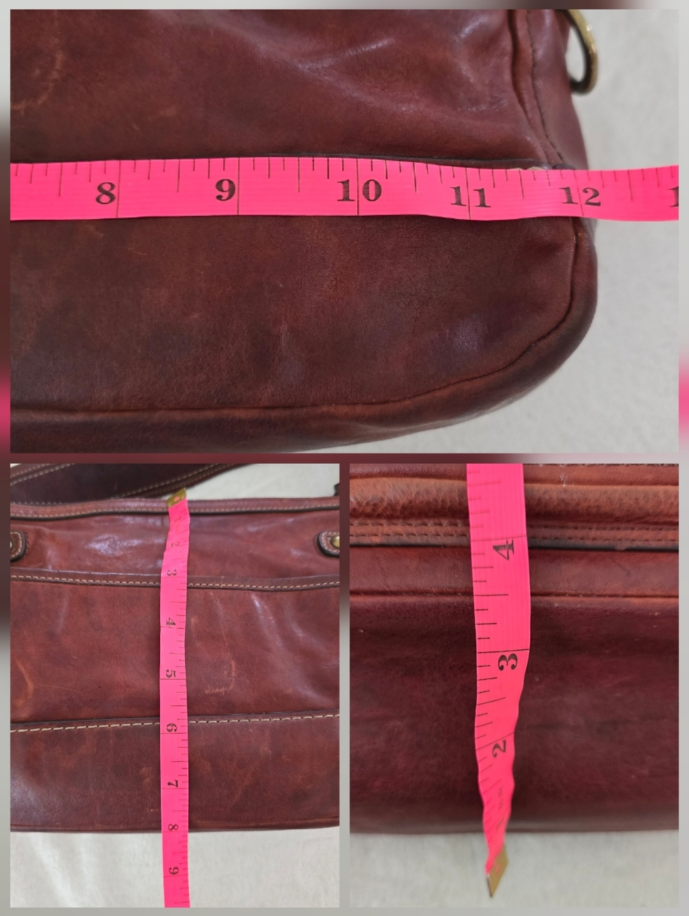 Vintage COACH Legacy 65th Turnlock Leather Shoulder Bag Brown 11127 Y2K - Picture 16 of 16